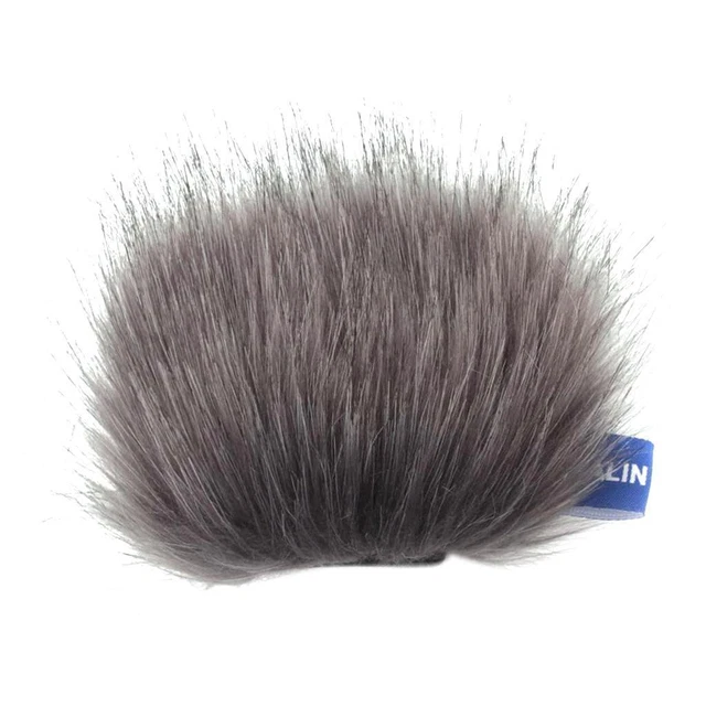 Outdoor Furry Mic Windscreen Wind Cover Microphone Muff for  22WL