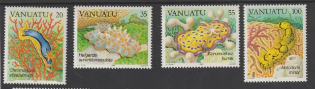 Vanuatu 1985 Fauna Marina 4 Val. Mnh Mf96924