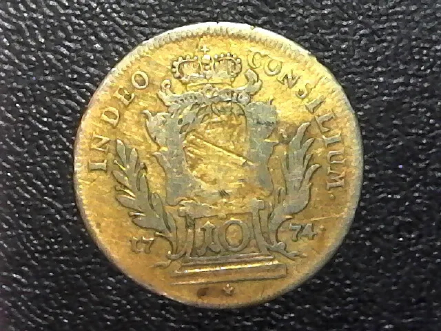 1774 German States Bayern 10 Kreuzer Silver Coin Bavaria