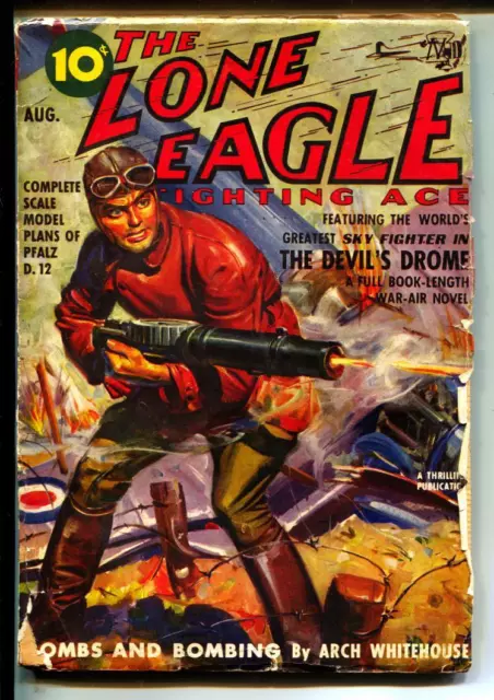 PULP:  Lone Eagle-Pulp-8/1939-Scott Morgan-Robert Sidney Bowen