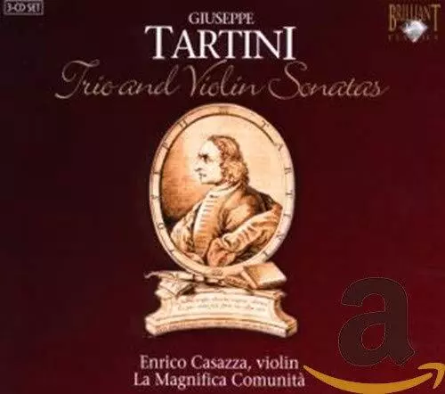 G. TARTINI - Trío de Sonata para Violín Sonatas - 3 CD - **TOTALMENTE NUEVO/TODAVÍA SELLADO**