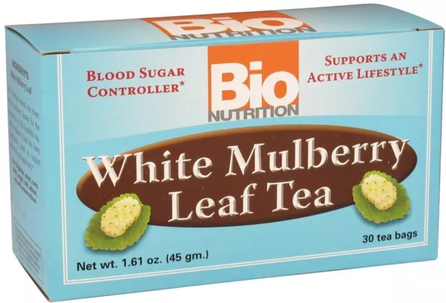 White Mulberry Leaf Tea by BioNUTRITION, 30 tea bag 4 pack