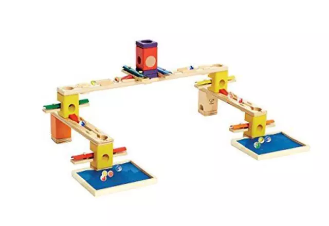 Quadrilla Wooden Marble Run Set: Music Motion - Hape