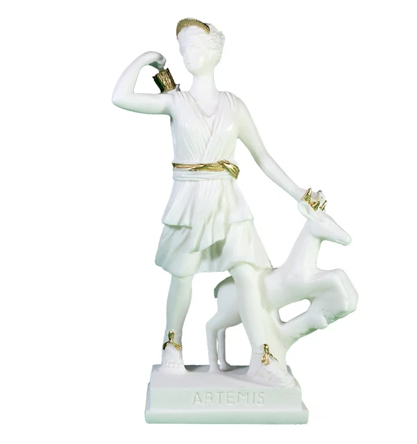 GREEK GODDESS ARTEMIS Statue Ancient Greek Mythology Home Decor £30.16