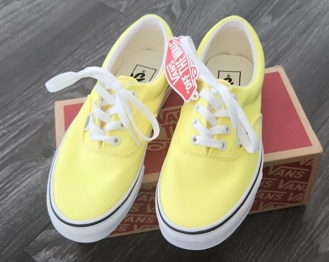 Neon Yellow Classic Vans 6.5 Womens/5 Mens