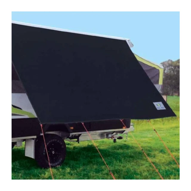 Coast Black 3.4m Kitchen Awning Privacy Sunscreen for Jayco Flamingo Swan Campe