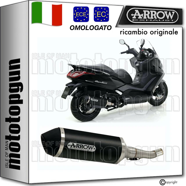 Arrow Scarico Cat Omologato Urban Alluminio Nero Kymco Downtown 350 I 2018 18