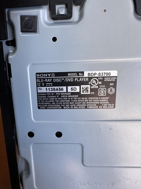 Reproductor De Blu Ray Sony Bdp S3700 Con Wi Fi - Foto 4