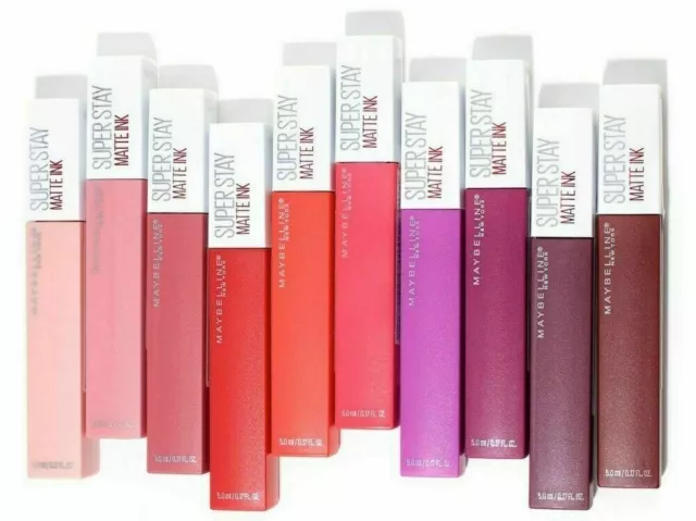 Maybelline Superstay Matte Ink Liquid Lipstick Authentic 5ml - Choose Your Shade
