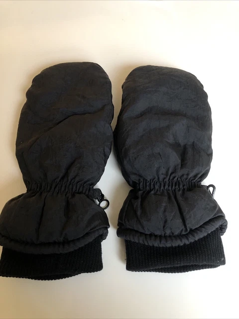 Steiner adults teens mittens ski Gloves size JL black vintage but worn once! VGC