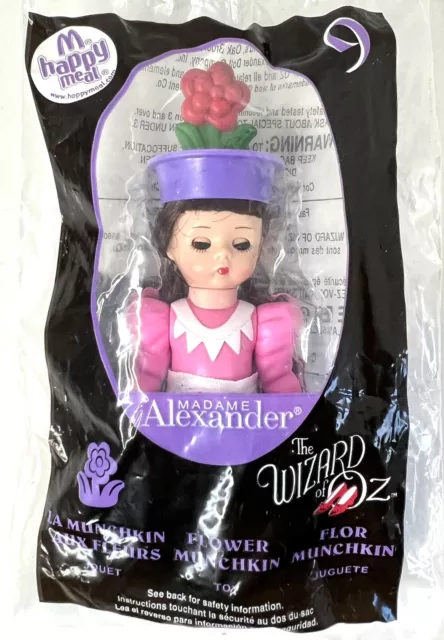Madame Alexander FLOWER MUNCHKIN #9 Wizard of Oz McDonald’s NEW SEALED 2008