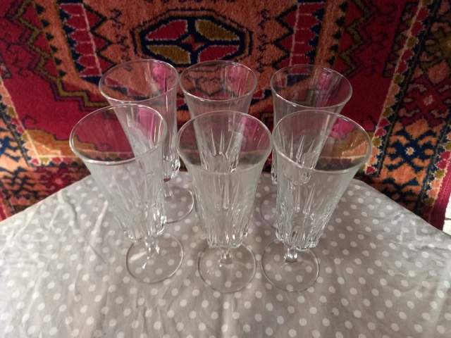 6 Jolie Flutes A Champagne style modèle cote d azur