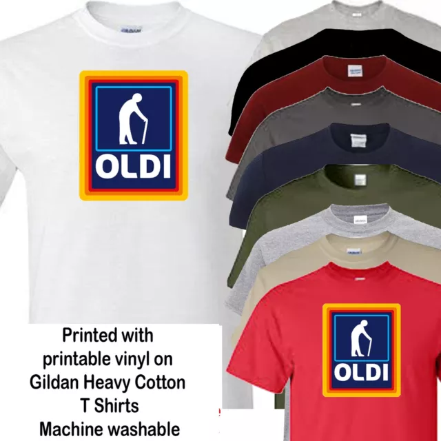 Oldi Funny T-shirt Old Person Dad Fathers Grandad Birthday Present Gift