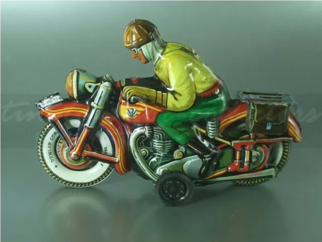 Tco Tippco/Wagner Motorrad Lithographiert Unbespielter Zustand N-Hd-114+Box(Mo)