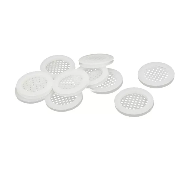 chaussure plast Cabinet maille carrée aération trou 45mm Dia Louvre 10pcs