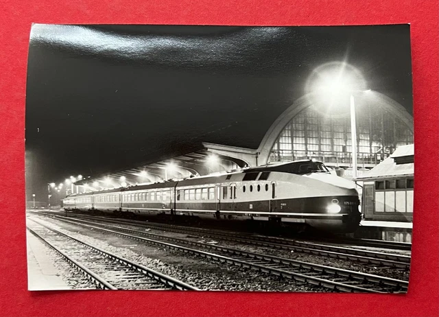 DDR Eisenbahn Foto 1981 KARLEX DR BR 175 005-4 am Hauptbahnhof Gera  ( 129749