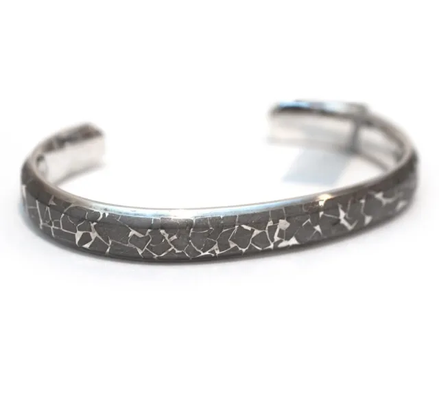 New DAVID YURMAN Men's Fused Meteorite Cuff Bracelet in Silver Meteorite, Medium