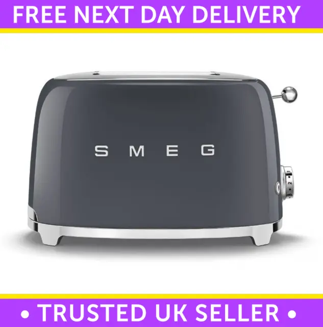 Smeg TSF02 50's Retro Four Slice Toaster, Unused, Choice of Colour