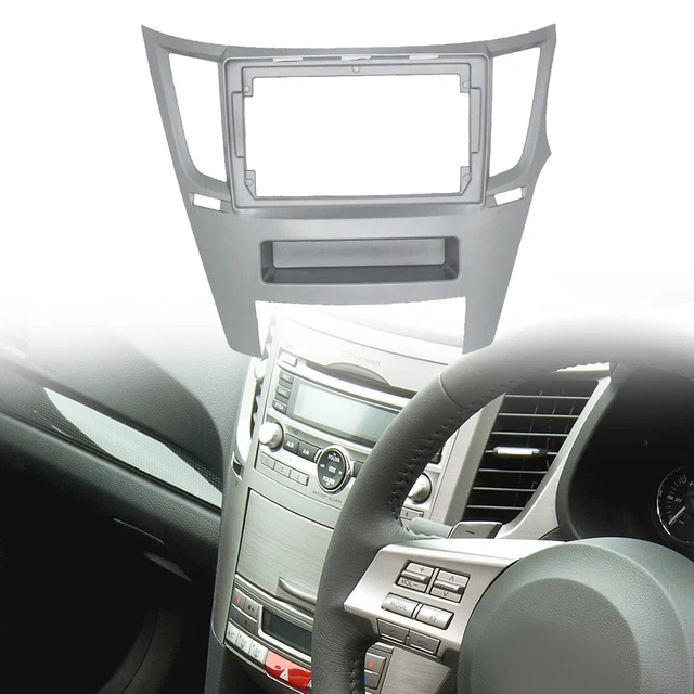 Subaru Legacy OUTBACK Double Din Audio Panel Fascia BP Silver