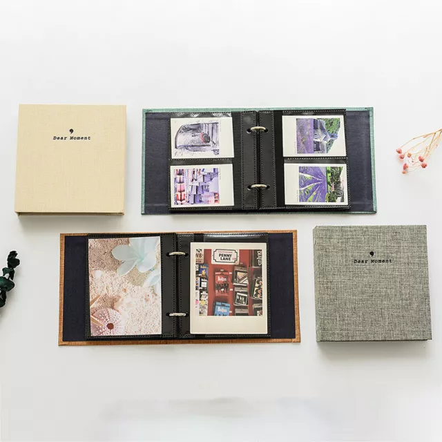 100 bolsillos 3 pulgadas carpeta de libro de álbum de fotos para Instax Mini 11 9 8 7s 90 70'JQ