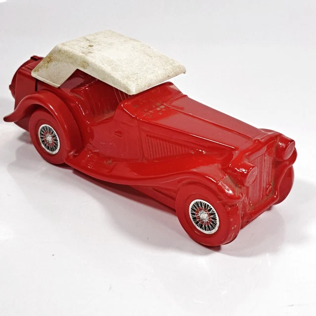 Vintage Avon Red 1936 MG Wild Country After Shave 5FL Oz. EMPTY Car Decanter -H7