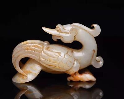 Chinese Natural Hetian Jade Handmade Exquisite Animal Statue 40645 2