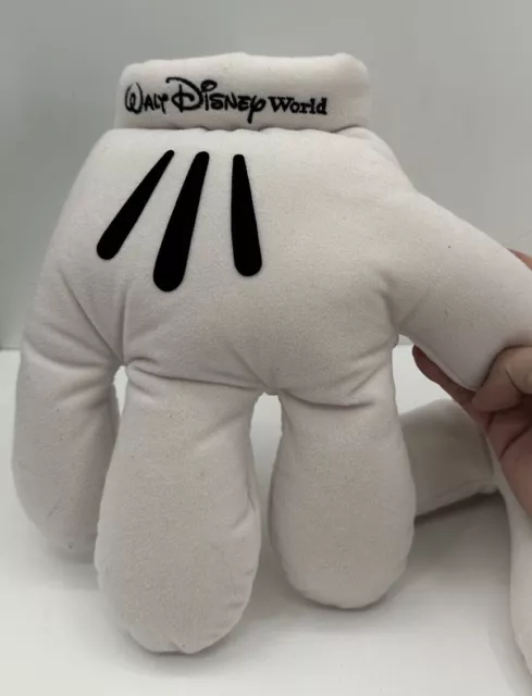 Disney Parks Disneyland Resort - Mickey Mouse Gloves Plush Hand Costume White 3