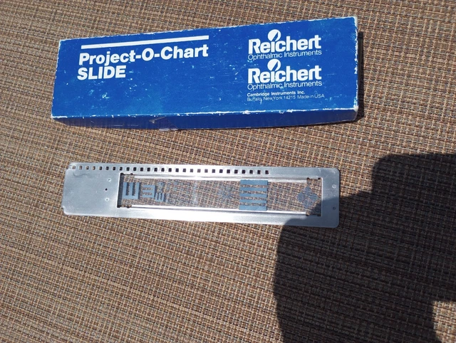 Reichert Project O Slide Chart Slide Ophthalmic instruments