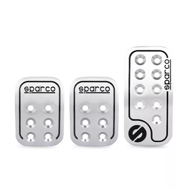 Sparco Pedal Set - Alloy- Racing Pedal Set Up Three Piece Universal