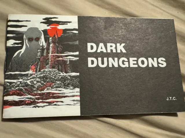 Jack Chick Tract Dark Dungeons '84 reimpreso cómic cristiano vintage
