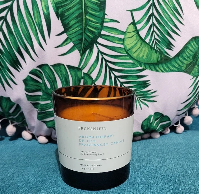 PECKSNIFFS AROMATHERAPY DE TOX Fragranced Candle 150g Thyme