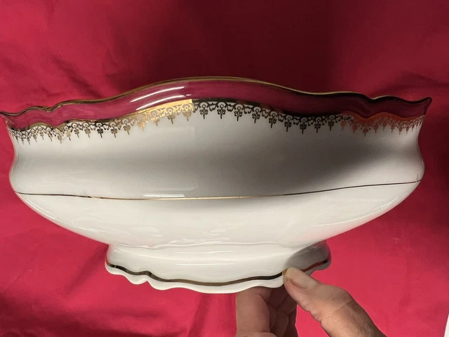 Saladier En Porcelaine De Limoges M&S – Blanc, Taille Familiale, Bon État