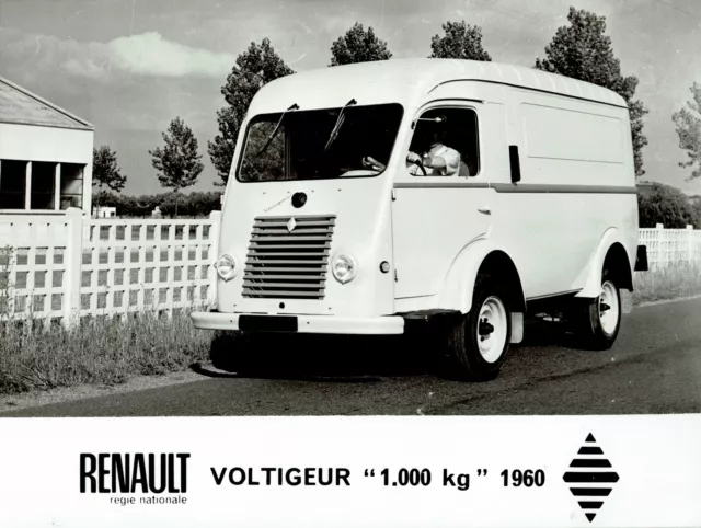 Original Vintage RENAULT VOLTIGEUR Goelette Van Truck Press Photo France 1960's