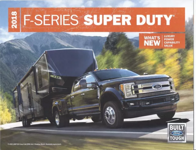 Original/Official 2017 Ford Super Duty Chassis Cab Sales Brochure News