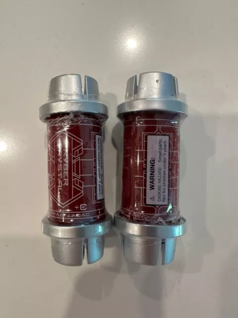 Disney Star Wars Galaxy's Edge Red Kyber Crystal Lot of 2