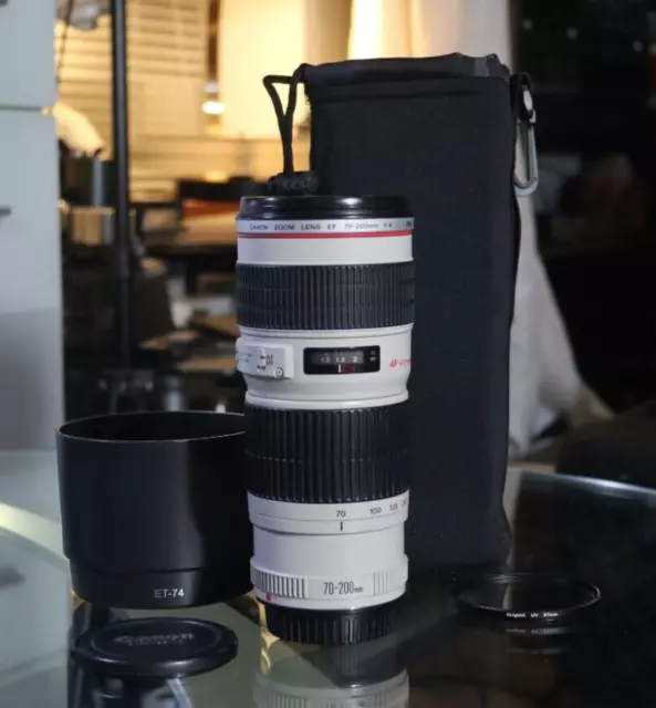 CANON EF 70-200mm f/4,0 L USM  - TOP Zustand mit Zubehörpaket !