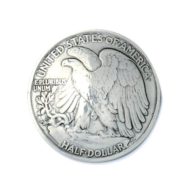 Halber Dollar Concho Adler ? 30 mm - Tandy Leather 11372-04