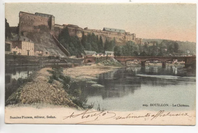 BELGIQUE - BELGIE - old Postcard - BOUILLON le chateau - pont