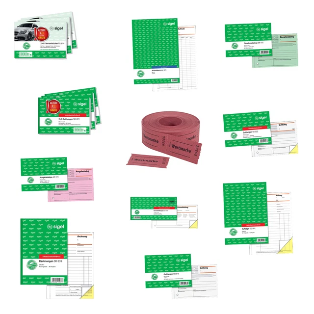 Libro Quittung Sigel - Formato A6, Numerozione Progressiva, Per Ricevute - Foto 8