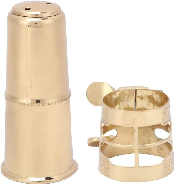 Kit De Saxophone Alto En Laiton Avec Ligature De Capuchon D'Embouchure Pour Acce