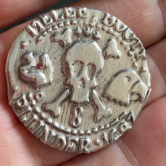 Pieces of Eight - Solid Silver Pirate Plunder - Hand Poured Silver