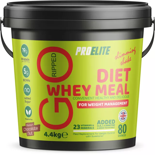 Meal Replacement 4.4Kg Diet Shakes Slim Weight Loss Whey Protein Shake Powder