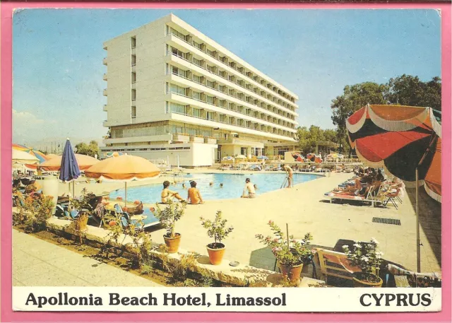 Apollonia Beach Hotel, Limassol, Cyprus postcard.