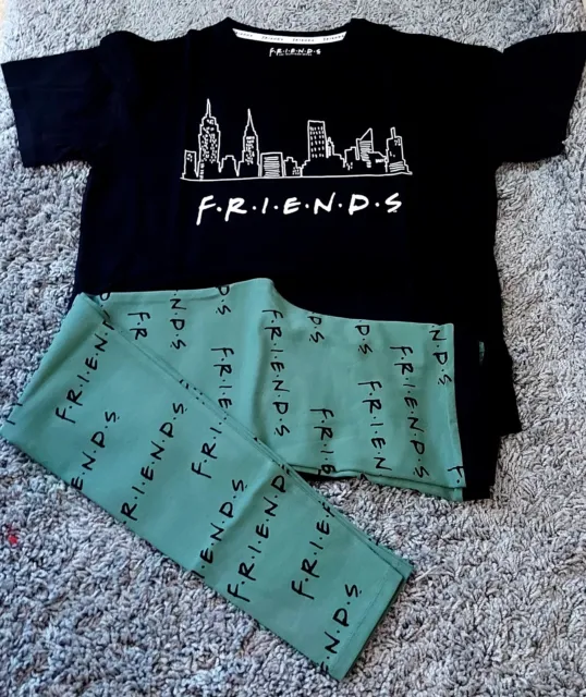 Friends Leggings And Top Set Age 11- 12 Years~F.R.I.E.N.D.S