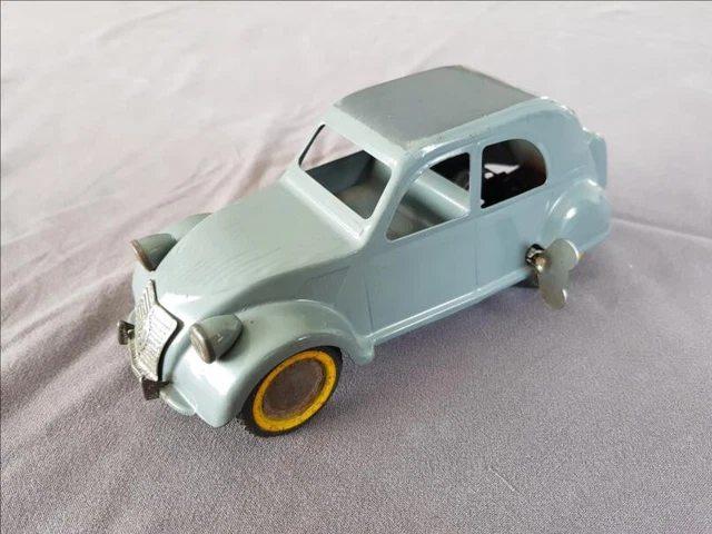 Jouet Ancien CIJ Panhard – Voiture Mécanique En Tôle, France, Type JRD Jep