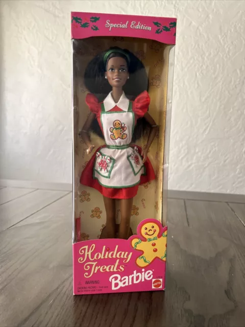 Barbie Holiday Treats Doll African American Special Edition 1997 Mattel