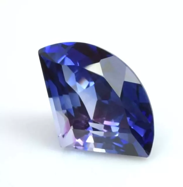 4.50 Ct Natural Flawless Blue Bi-color Sapphire Fancy Heart Cut Loose Gemstone 3