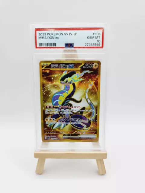 PSA 10 GEM MINT Miraidon ex 106/078 Gold Secret Rare Violet EX Pokemon  Japanese £59.78 - PicClick UK