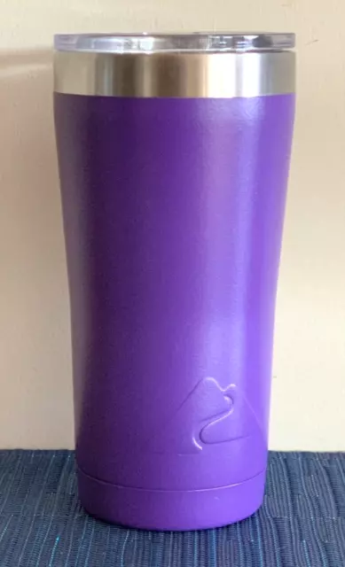 RTIC 16oz Stainless Steel Pint Purple Tumbler with Lid