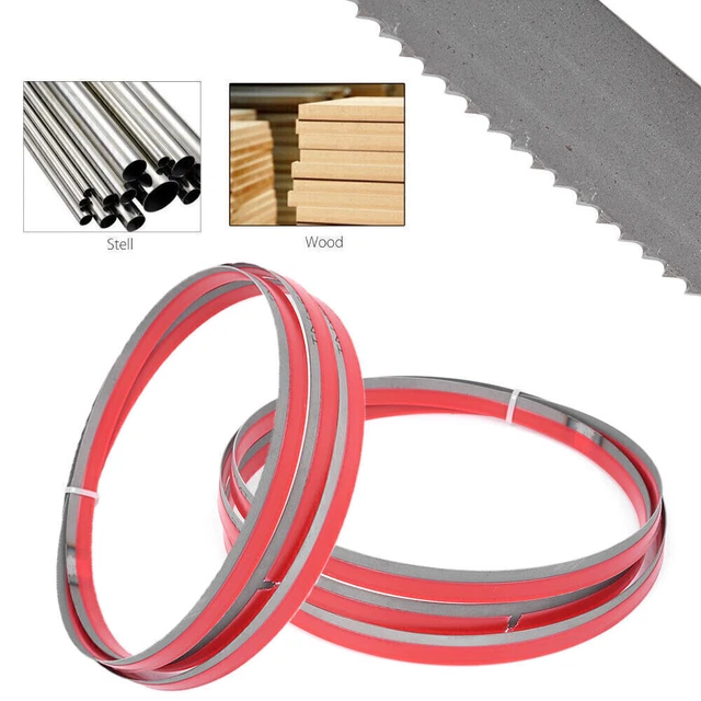 70-1/2" x 1/2" x 0.025" x 14tpi Portable Band Saw Blade M42 Bi-metal 2PCS